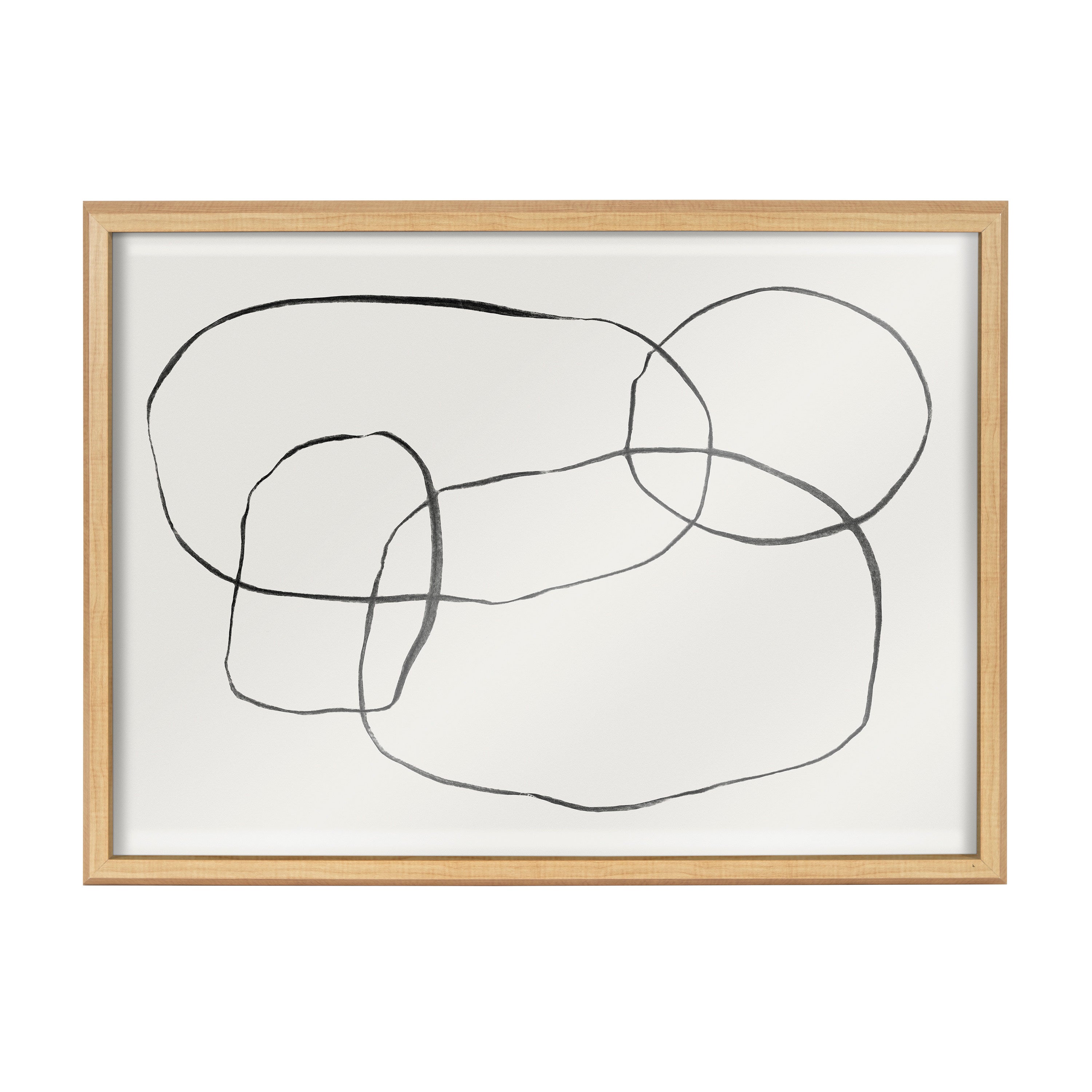 Blake 871 Modern Circles Framed Printed Glass by Teju Reval of by kateandlaurel - product image 17 for Resin Society