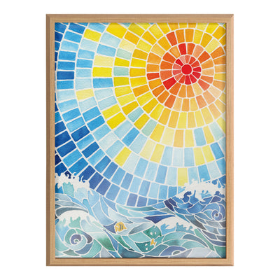 Blake Under the Hawaiian Sun Framed Printed Glass by kateandlaurel - product image 15 for Resin Society