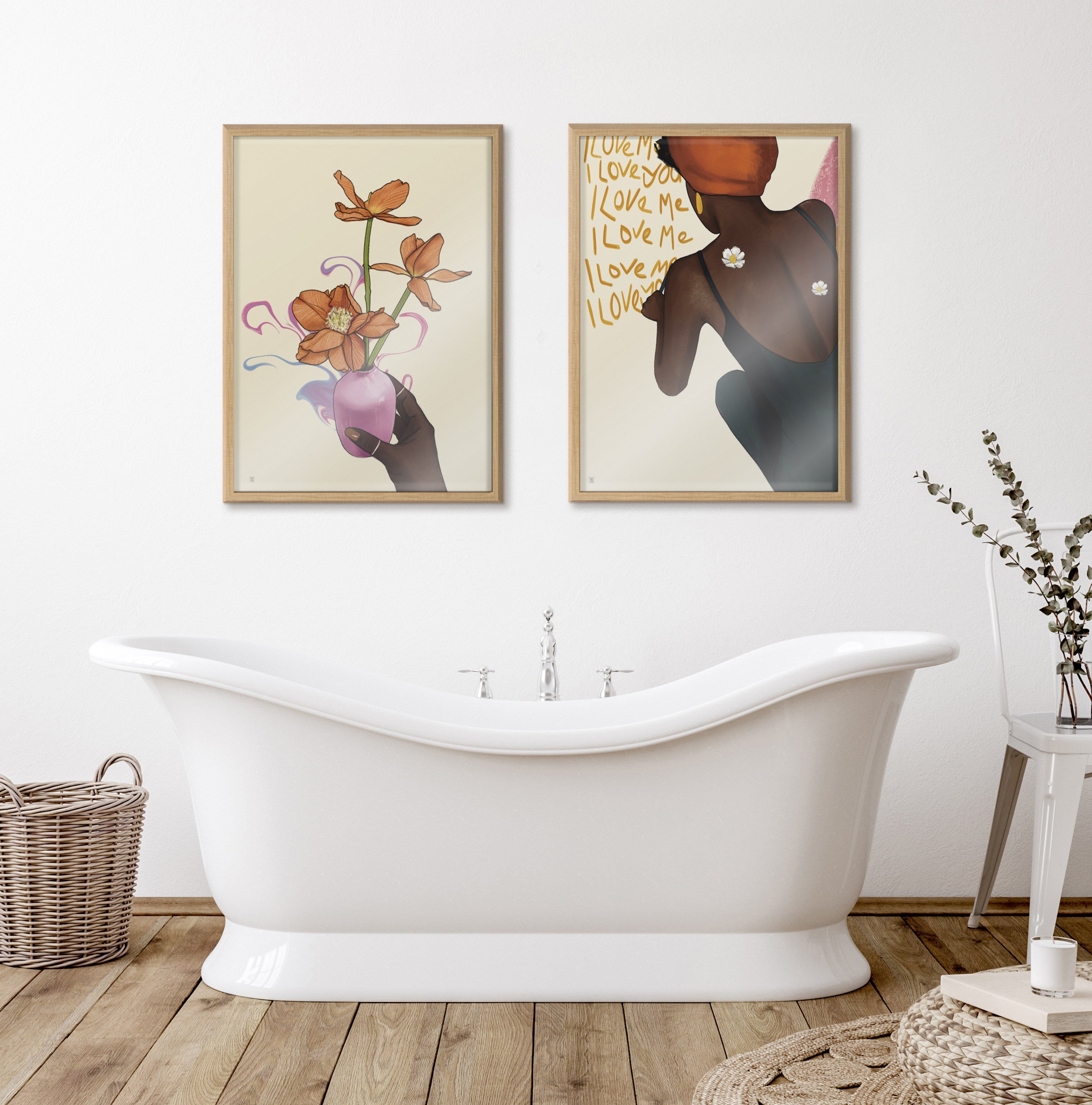 Blake At Your Wish Framed Printed Glass by Mary Joak by kateandlaurel - product image 6 for Resin Society
