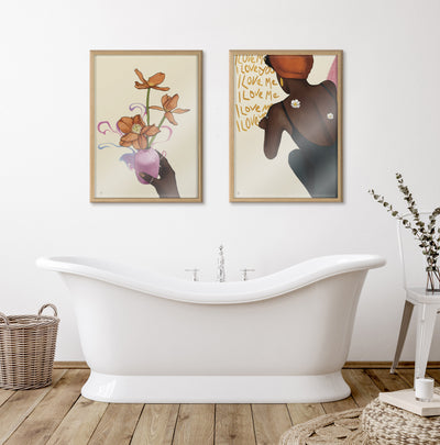 Blake At Your Wish Framed Printed Glass by Mary Joak by kateandlaurel - product image 6 for Resin Society