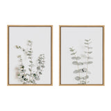 Sylvie Neutral Botanical Print No 3 and 4 Framed Canvas by kateandlaurel - product image 17 for Resin Society