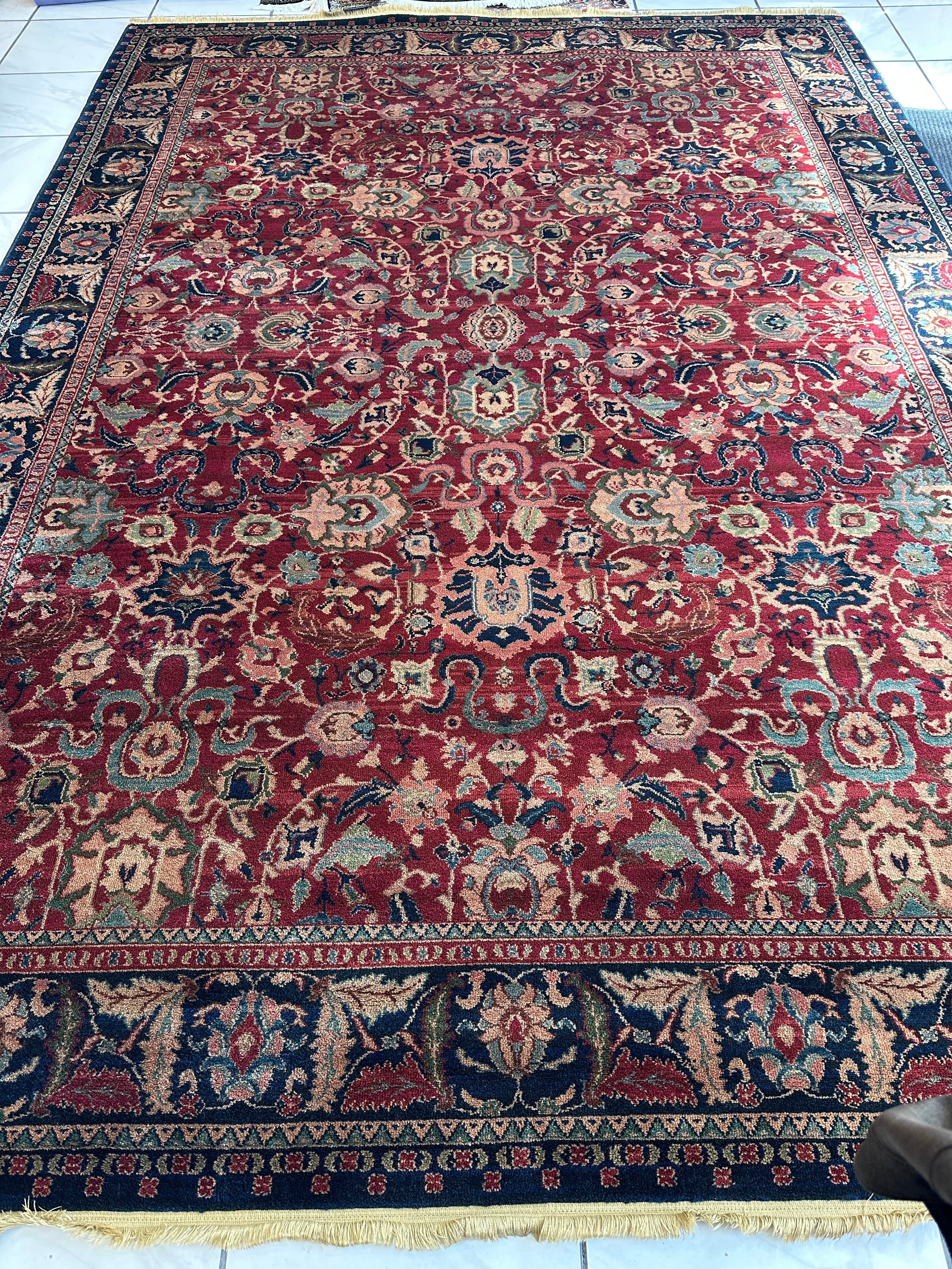 Karastan Samovar Teawash Wool Rug – 8’8” x 12’ – Vintage Elegance by Rugistan - product image 2 for Resin Society