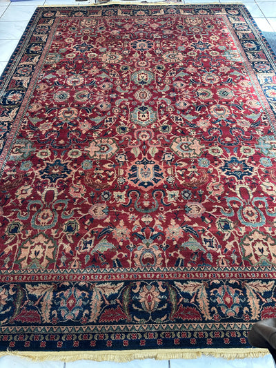 Karastan Samovar Teawash Wool Rug – 8’8” x 12’ – Vintage Elegance by Rugistan - product image 2 for Resin Society
