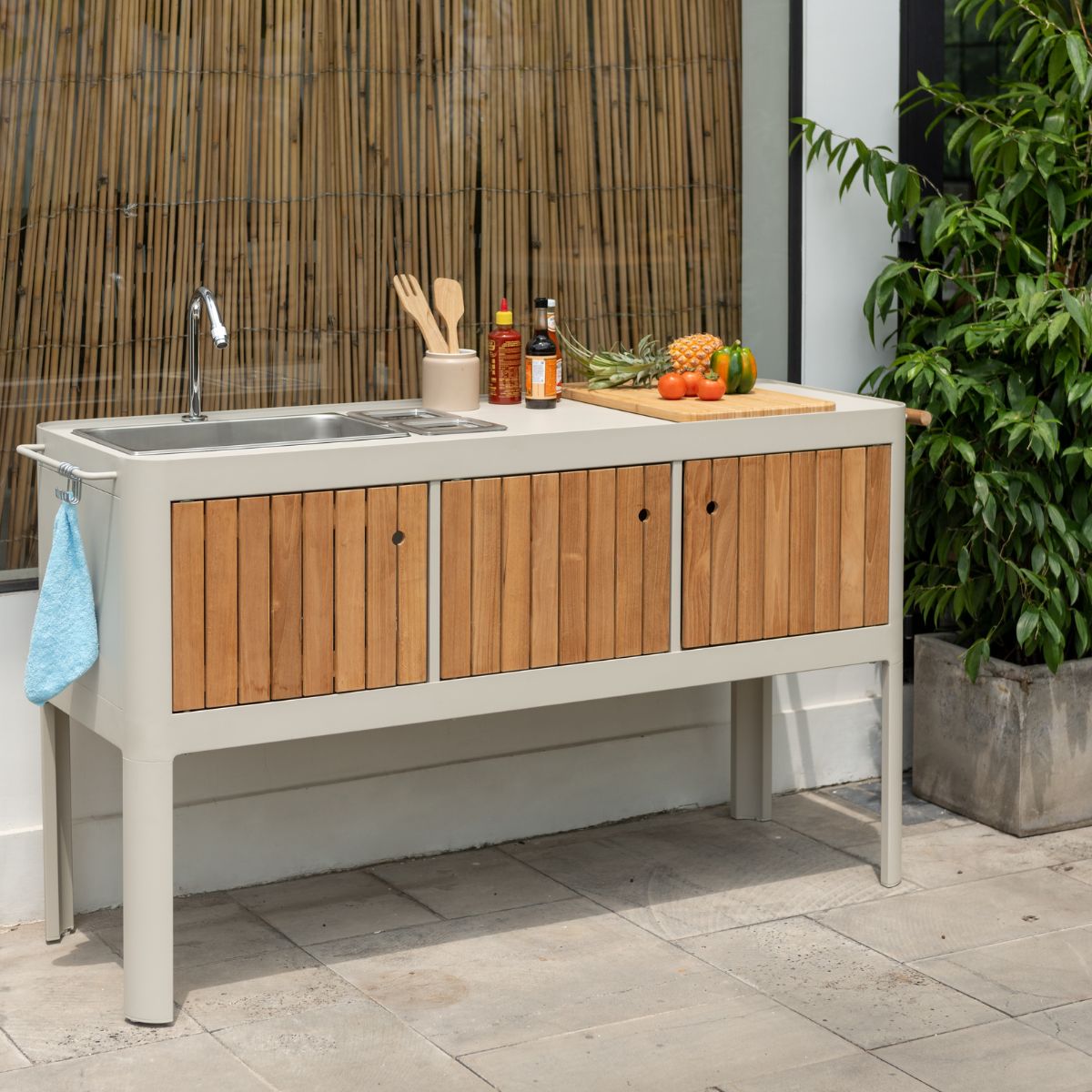 Portals Light Outdoor Kitchen by LifestyleGarden US - main product image for Resin Society