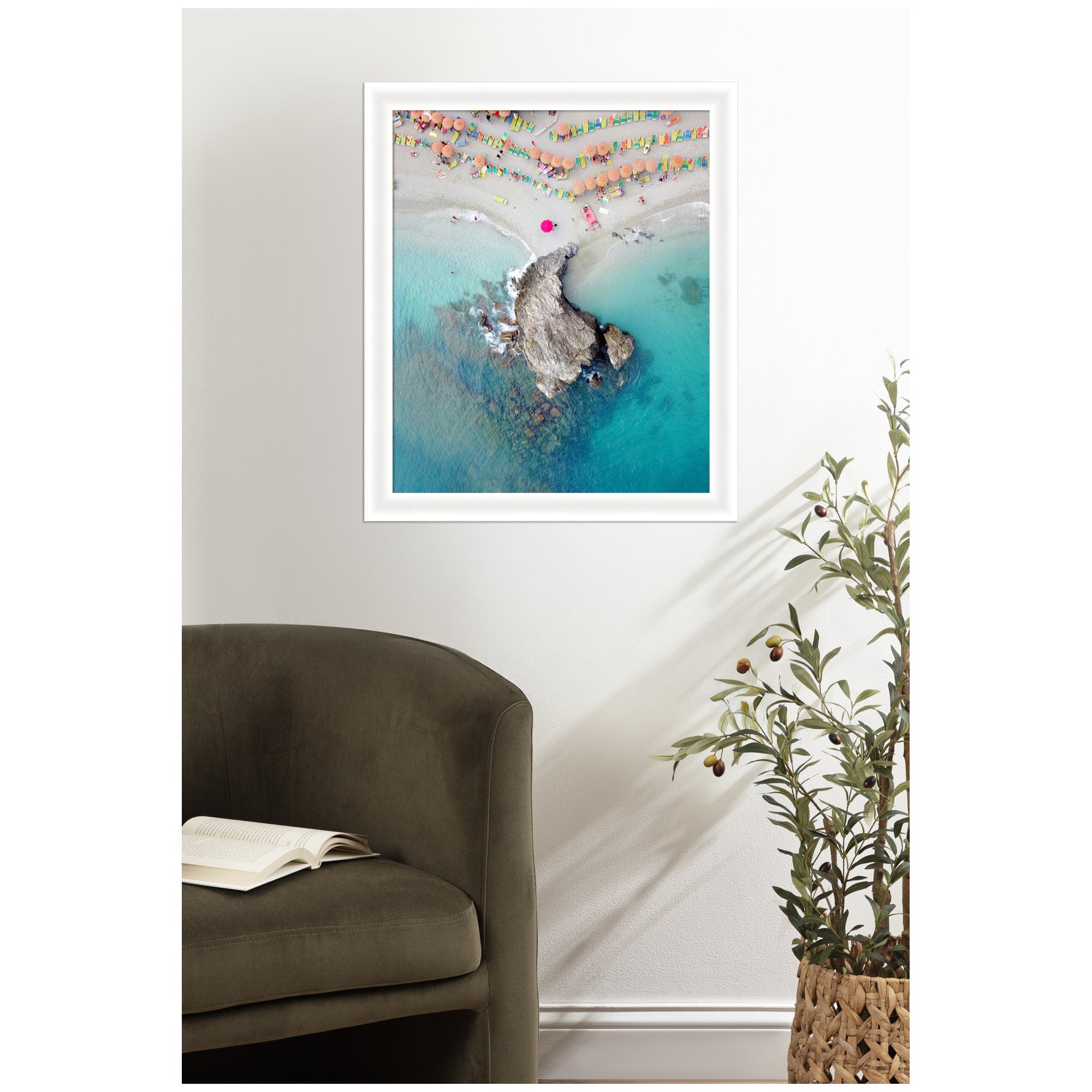 Framed Art Monterosso 7 by Rachel Bolgov