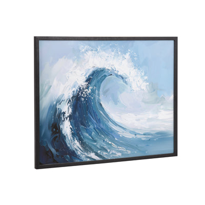Gallery Abstract Painterly Coastal Ocean Wave Print by The Creative Bunch Studio