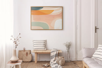 Sylvie Sunrise Over Marrakesh Framed Canvas