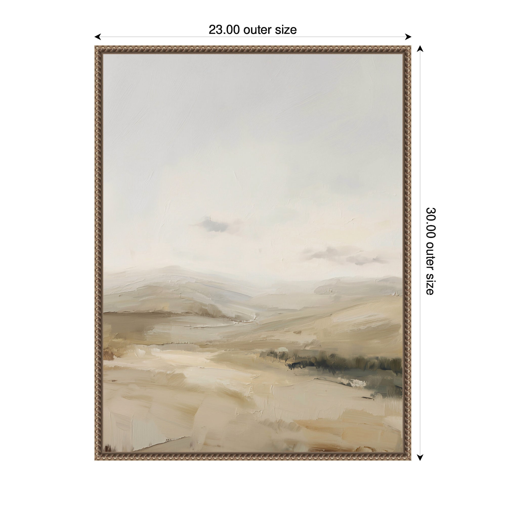 Fading Fields I by Amy Lighthall Framed Canvas Wall Art Print