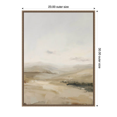 Fading Fields I by Amy Lighthall Framed Canvas Wall Art Print