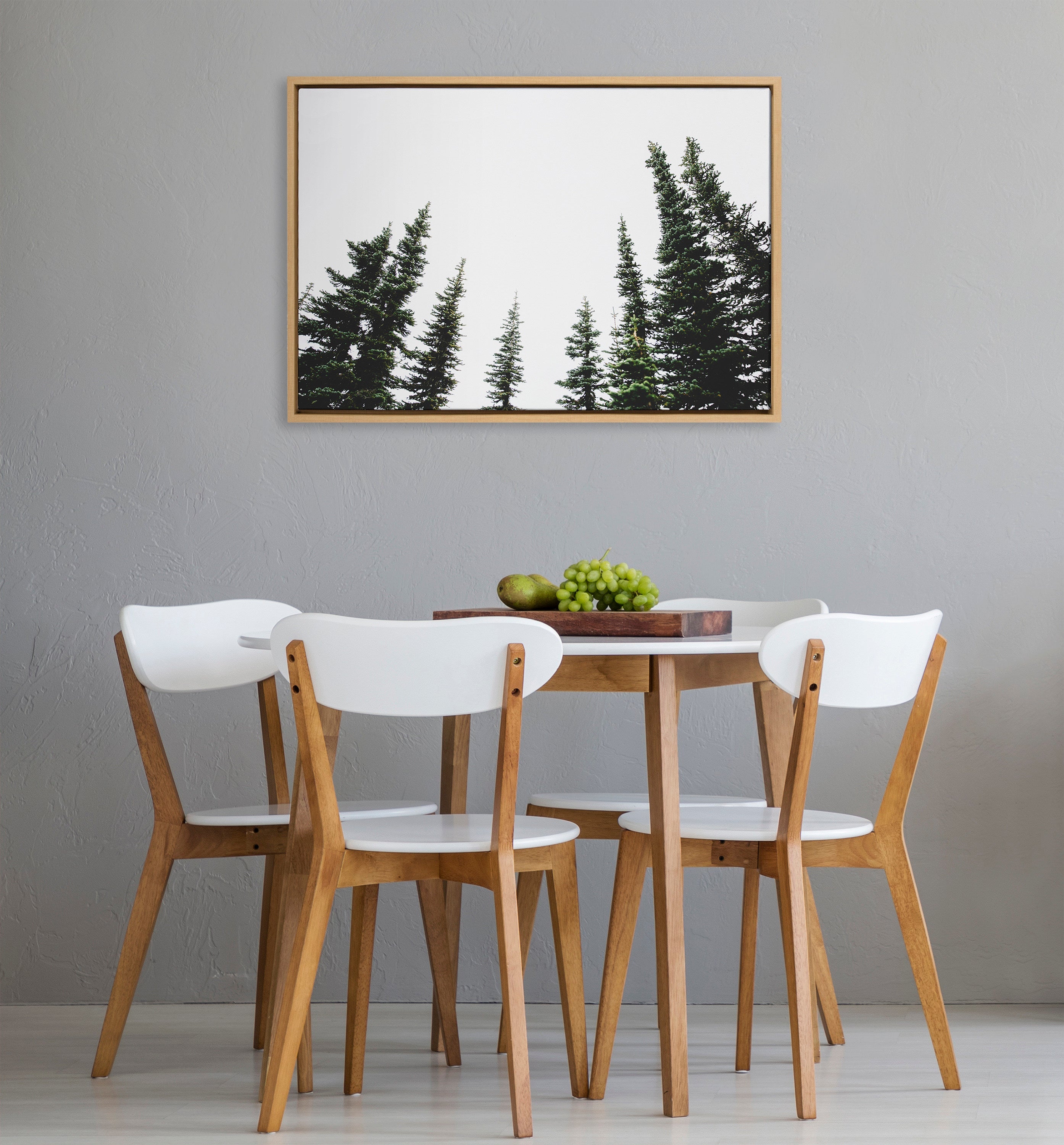 Sylvie Evergreens Framed Canvas by Patricia Hasz