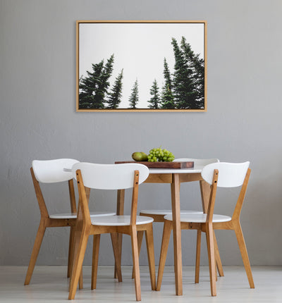 Sylvie Evergreens Framed Canvas by Patricia Hasz