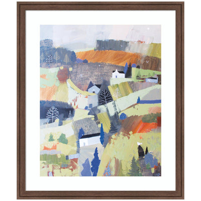 Framed Art Worlds View by Giuliana Lazzerini, 22x26