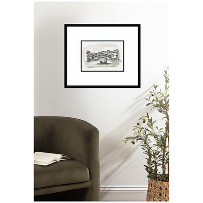 Postcard Venice by Teju Reval Framed Wall Art Print