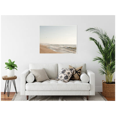 Sylvie Coastal Flight Framed Canvas by Crystal Lynn Collins