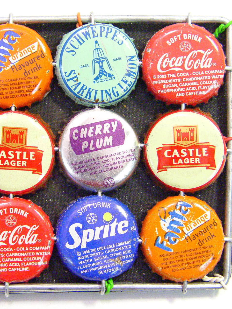 Bottlecap Coasters Set of 4 by Mbare Ltd - product image 2 for Resin Society