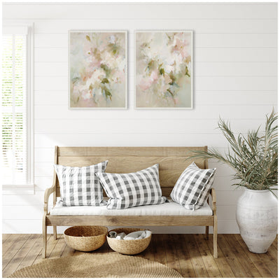 Bloom No.
1 & No.
2 2 Piece Framed Canvas Wall Art Set by Amy Lighthall
