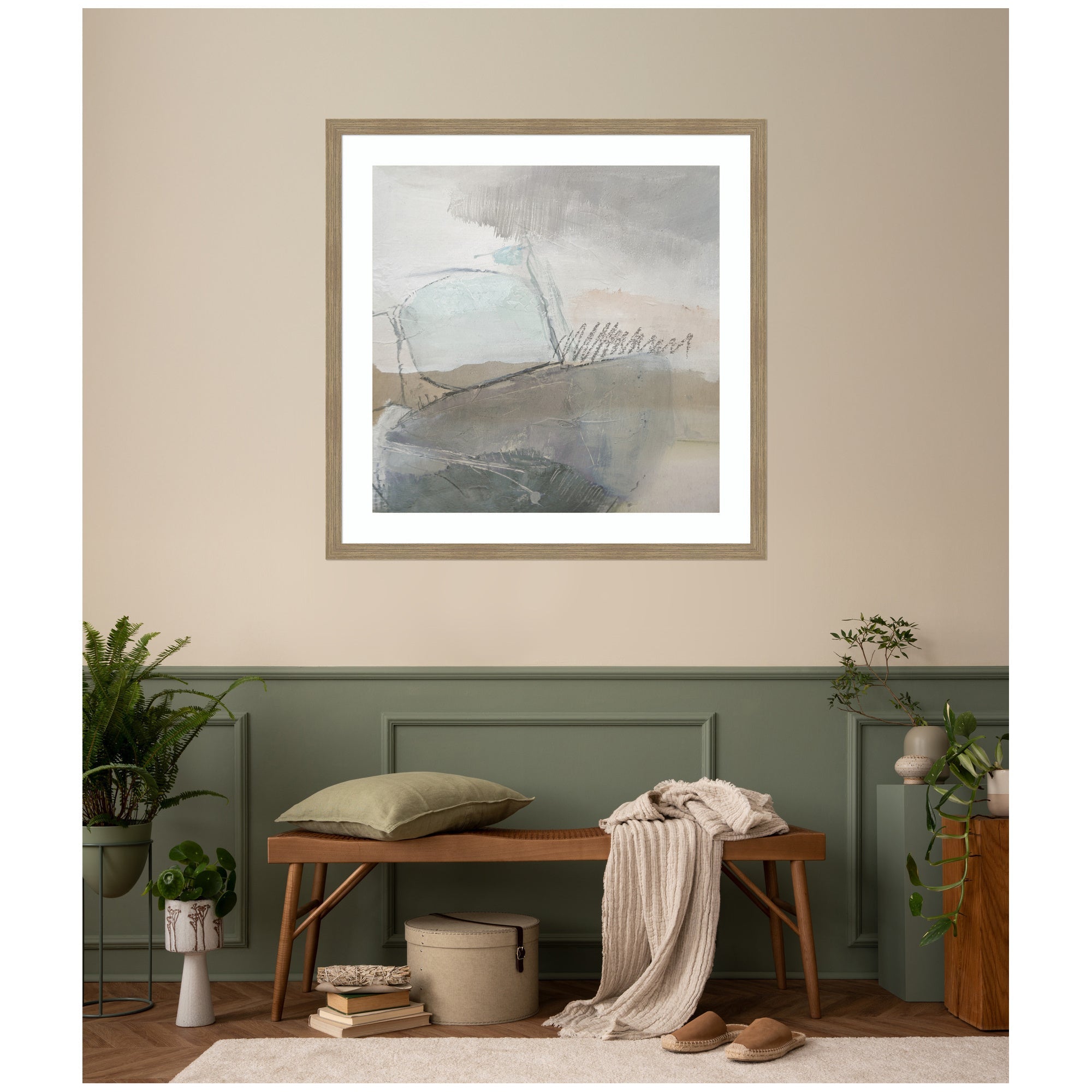 NC Wild Abstract by Nikki Chu Framed Wall Art Print