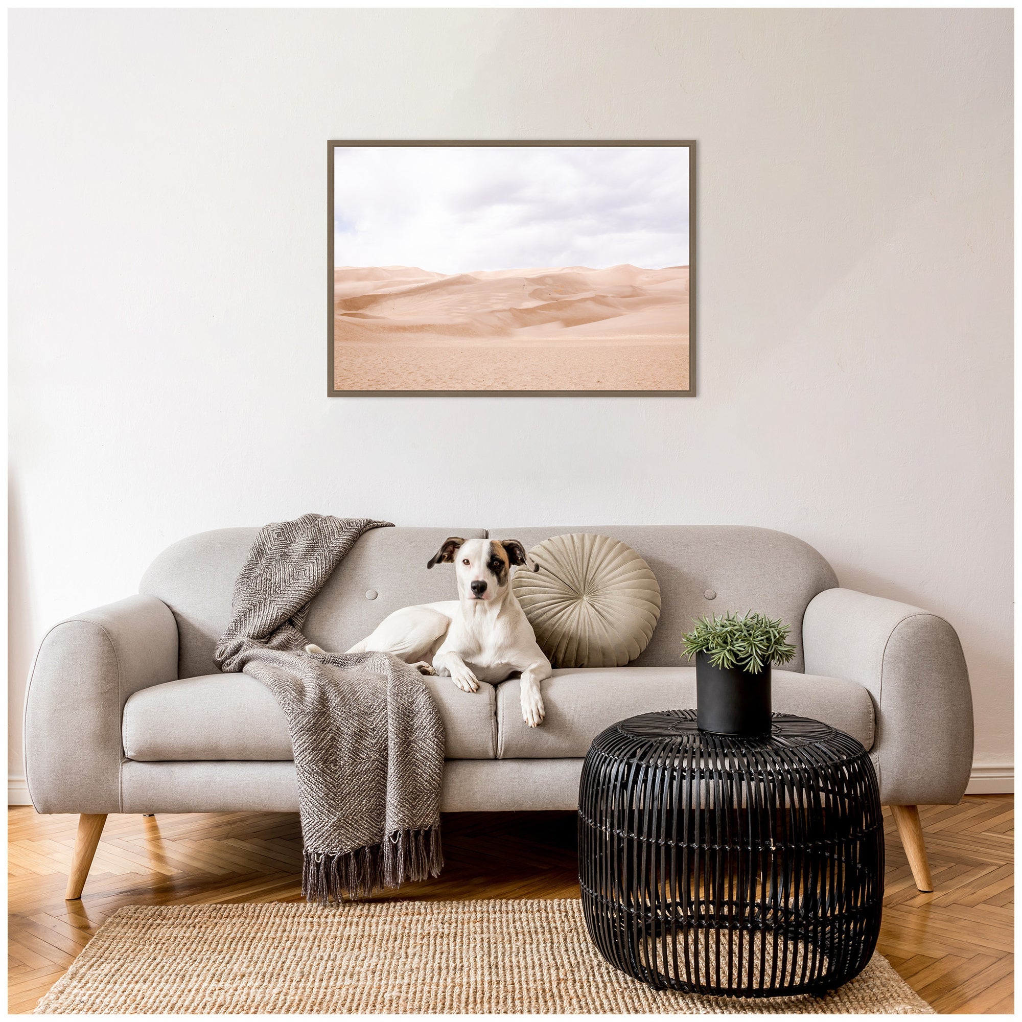 Sylvie Desert Skies Framed Canvas by Alicia Abla