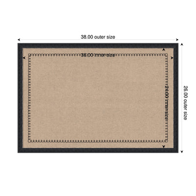 Pinboard Black Scallop Print