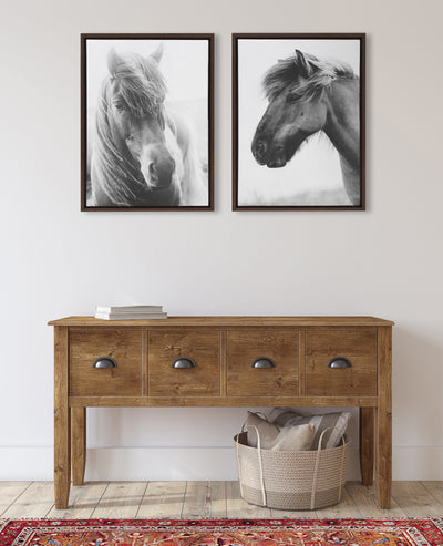 Sylvie Benevolence and Indomitable Framed Canvas Set by Alicia Abla by kateandlaurel - product image 6 for Resin Society