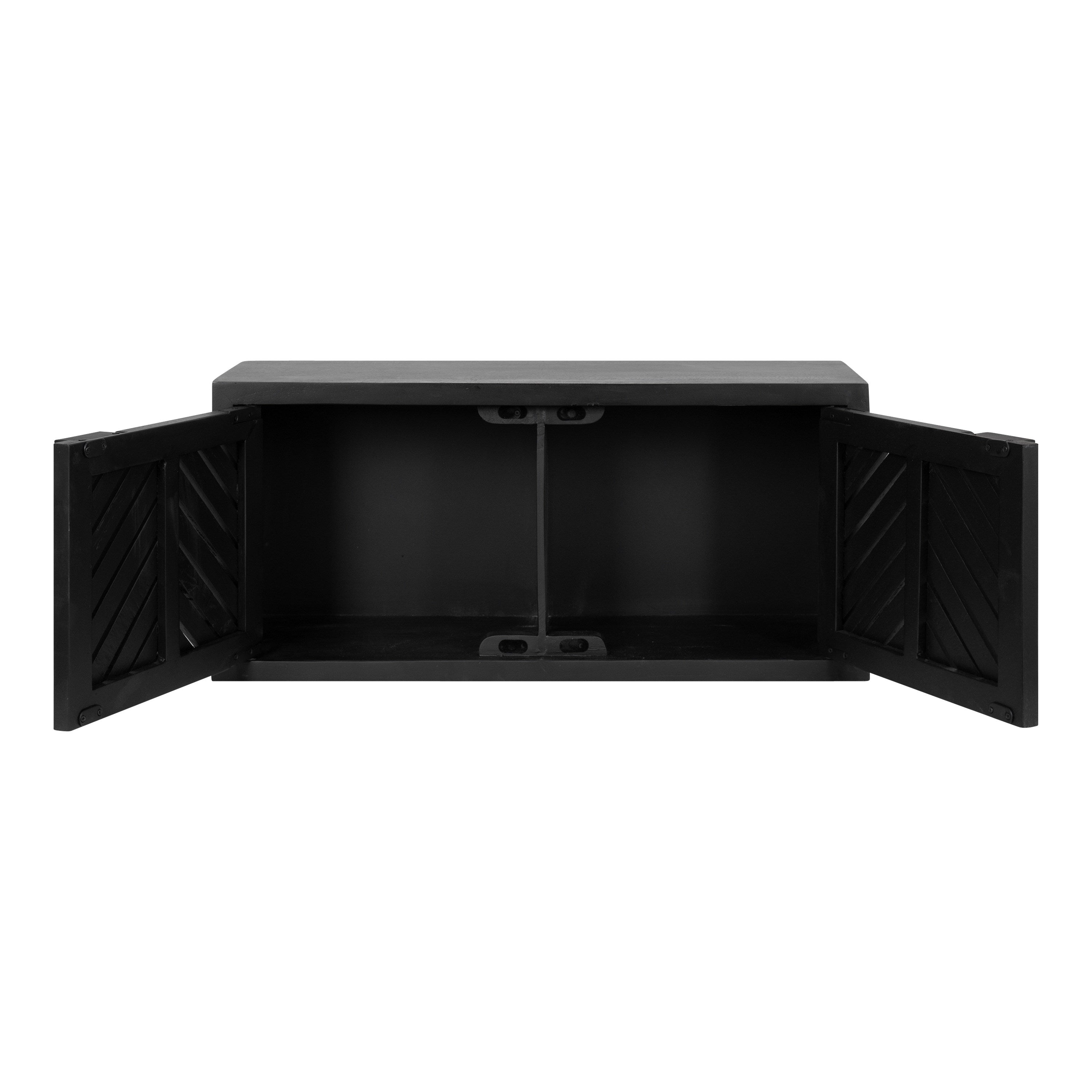 Mezzeta Decorative Wood Wall Cabinet by kateandlaurel - product image 6 for Resin Society