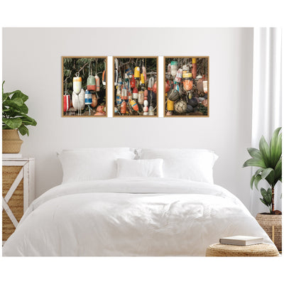 Buoys No.
1 No.
2 and No.3 3 Piece Framed Canvas Wall Art Set by Emiko and Mark Franzen F2 Images