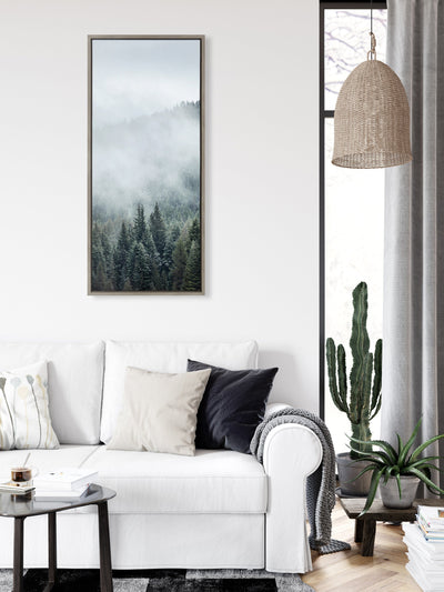 Sylvie Evergreen Dream Framed Canvas by kateandlaurel - product image 18 for Resin Society