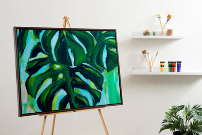 Sylvie Blank Framed Canvas 28x38 by kateandlaurel