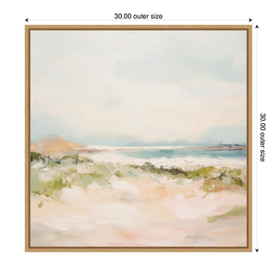 Tranquil Landscape III Square by Amy Lighthall Framed Canvas Wall Art Print