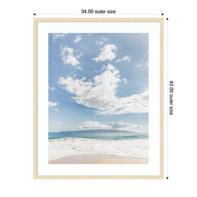 Framed Art Beach by Alicia Abla