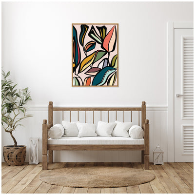 Fanciful Ficus Expansion by Alicia Bock Framed Canvas Wall Art Print