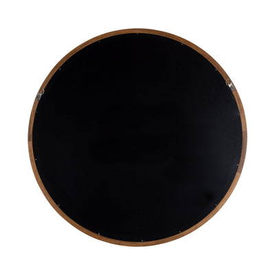 Hatherleigh Round Wood Wall Mirror