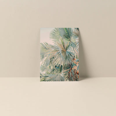 Bismarck Morning #1 blank notecard showing a print of a serene morning scene, alongside its matching envelope