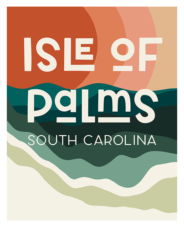 Destination: Isle Of Palms, South Carolina – Modern art print by Alicia Bock