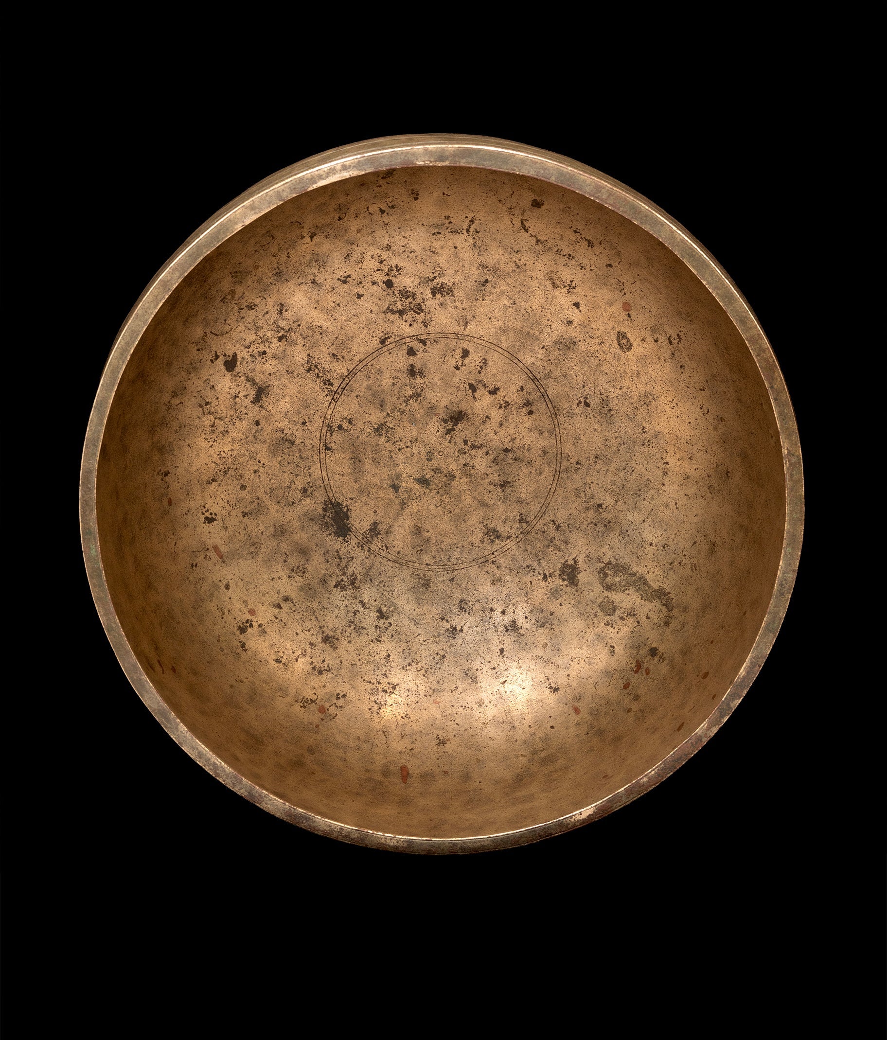 Antique Jambati Singing Bowl C 133Hz 11.25" A15859 by Bodhisattva Trading Company - product image 2 for Resin Society