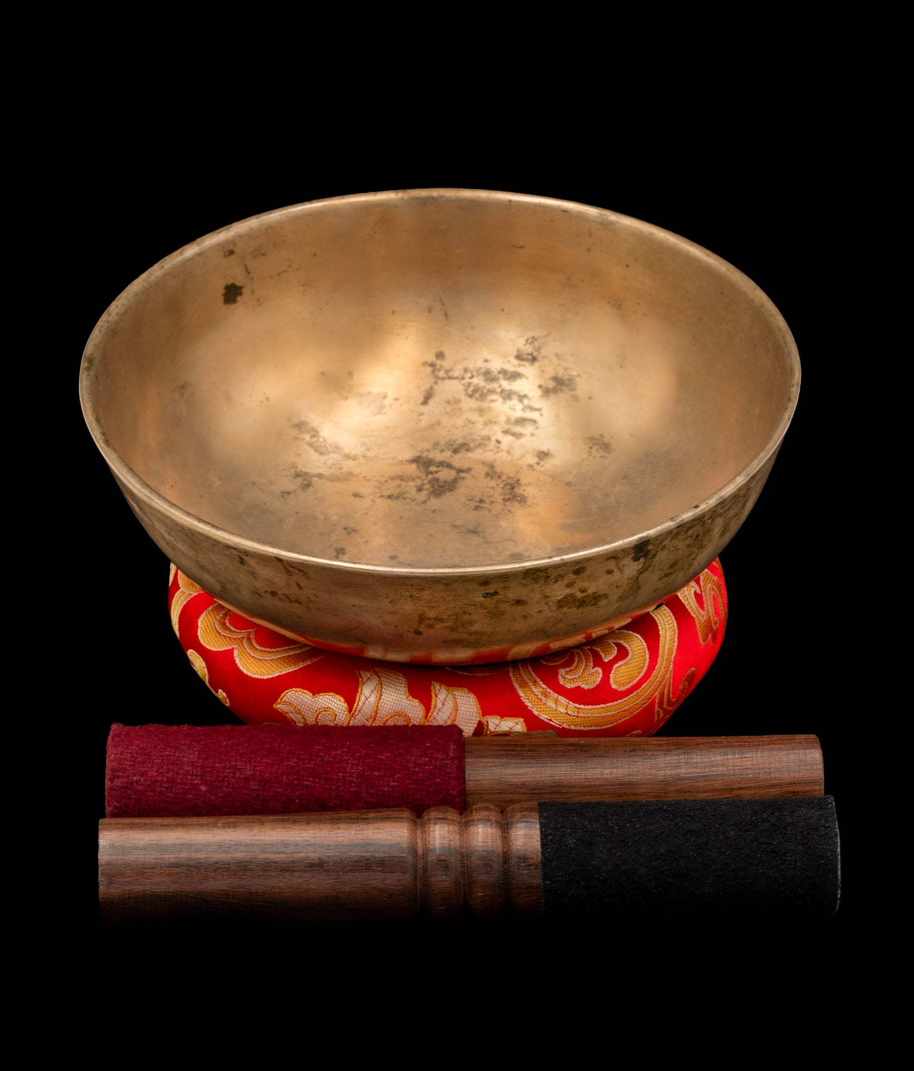 Antique Manipuri Singing Bowl F 180Hz 7.25" A15861 by Bodhisattva Trading Company - main product image for Resin Society