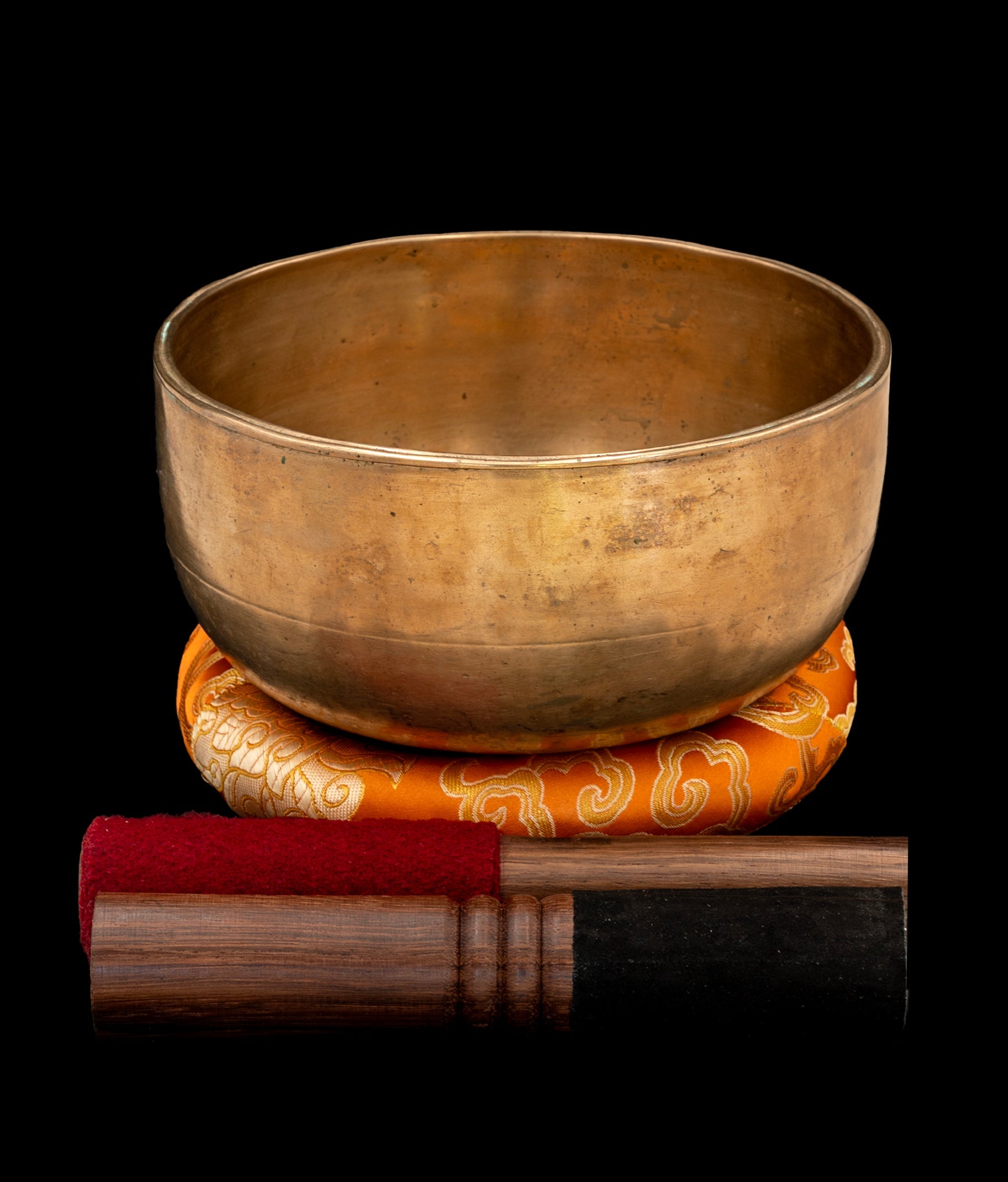 Antique Buddha Singing Bowl G3 199Hz 7" A16077 by Bodhisattva Trading Company - main product image for Resin Society