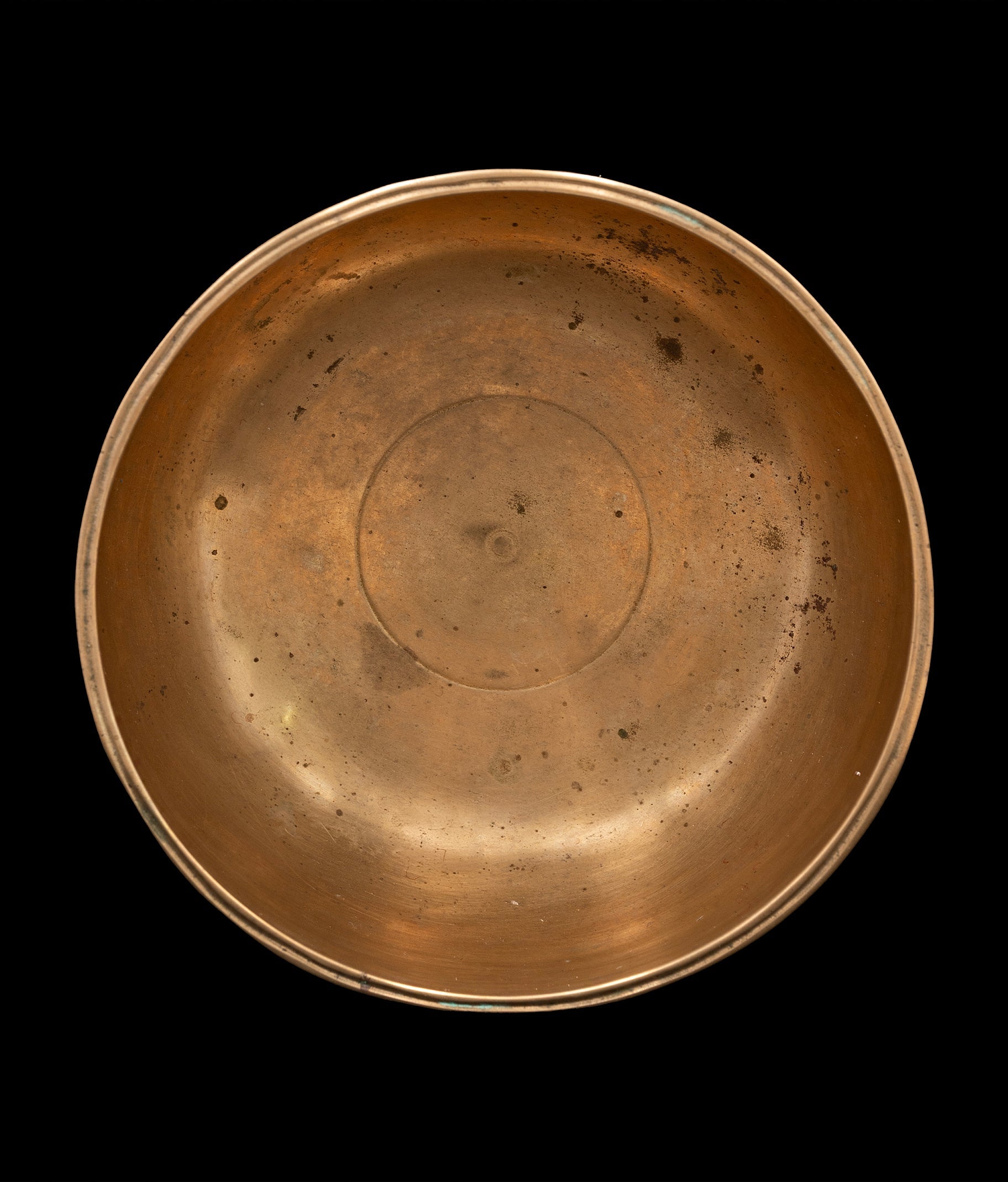 Antique Buddha Singing Bowl G3 199Hz 7" A16077 by Bodhisattva Trading Company - product image 2 for Resin Society