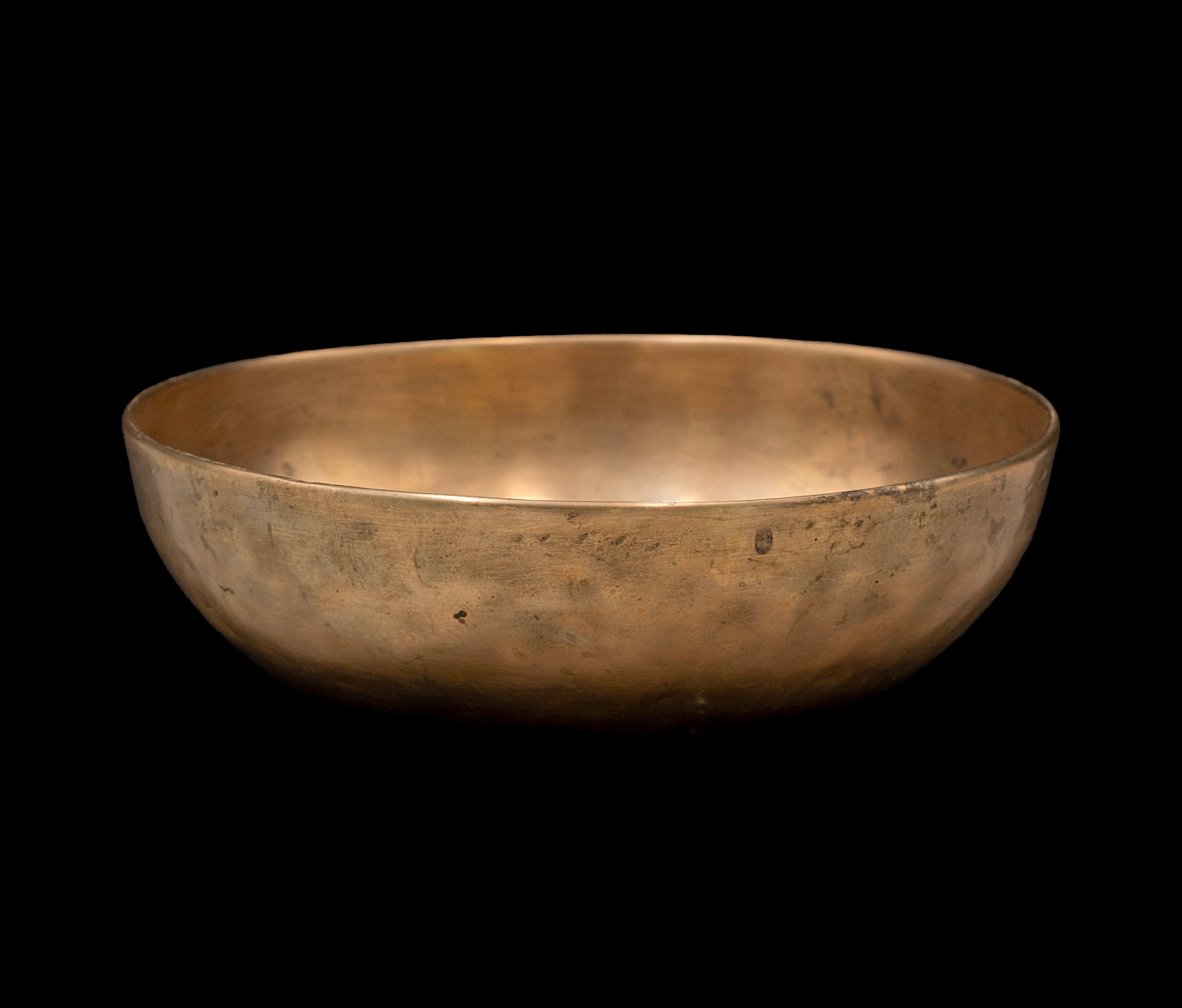 Antique Manipuri Void Singing Bowl B2 122Hz 8.5" A16086 by Bodhisattva Trading Company - product image 3 for Resin Society