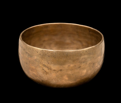 Antique Void Thadobati Singing Bowl A#3 227Hz 7" A16097 by Bodhisattva Trading Company - product image 3 for Resin Society