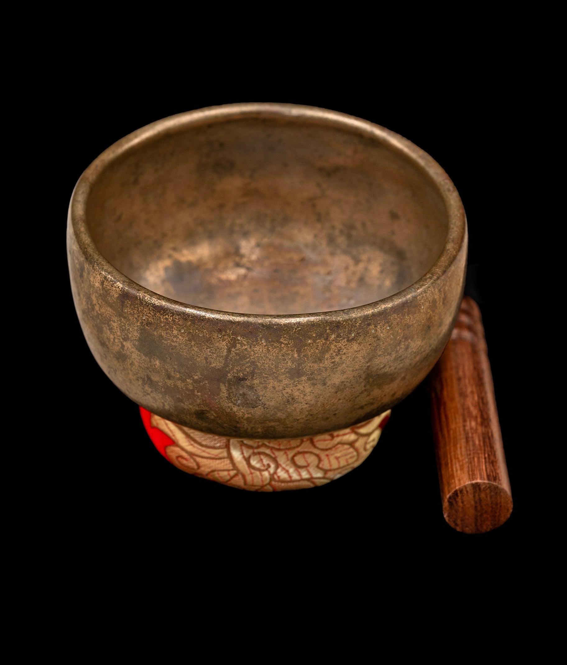 Antique Void Singing Bowl E5 678Hz 4 3/4" A16132 by Bodhisattva Trading Company - main product image for Resin Society