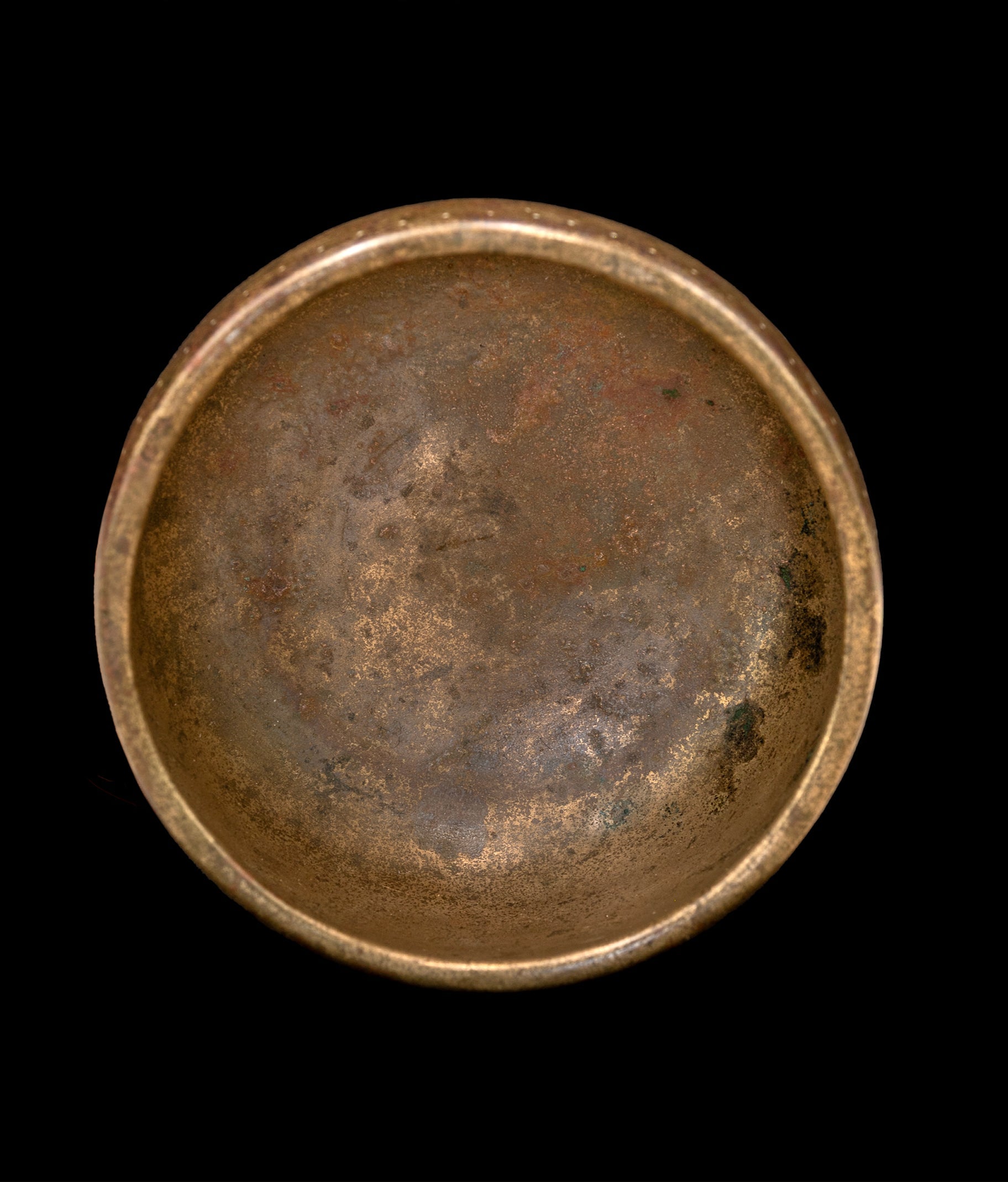 Antique Void Singing Bowl E5 678Hz 4 3/4" A16132 by Bodhisattva Trading Company - product image 2 for Resin Society