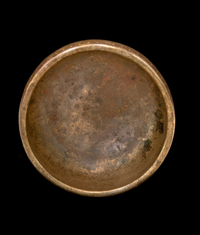 Antique Void Singing Bowl E5 678Hz 4 3/4" A16132 by Bodhisattva Trading Company - product image 2 for Resin Society