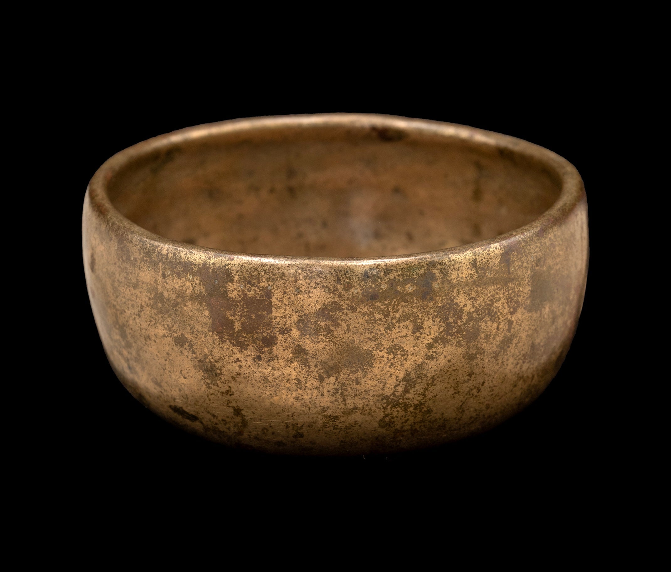 Antique Void Singing Bowl E5 678Hz 4 3/4" A16132 by Bodhisattva Trading Company - product image 3 for Resin Society