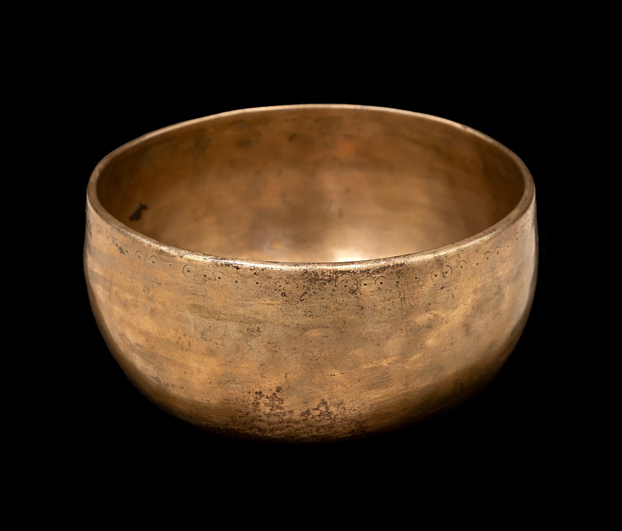 Antique, Special Thick, Void Thadobati Singing Bowl A#3 234Hz 7" A16136 by Bodhisattva Trading Company - product image 3 for Resin Society