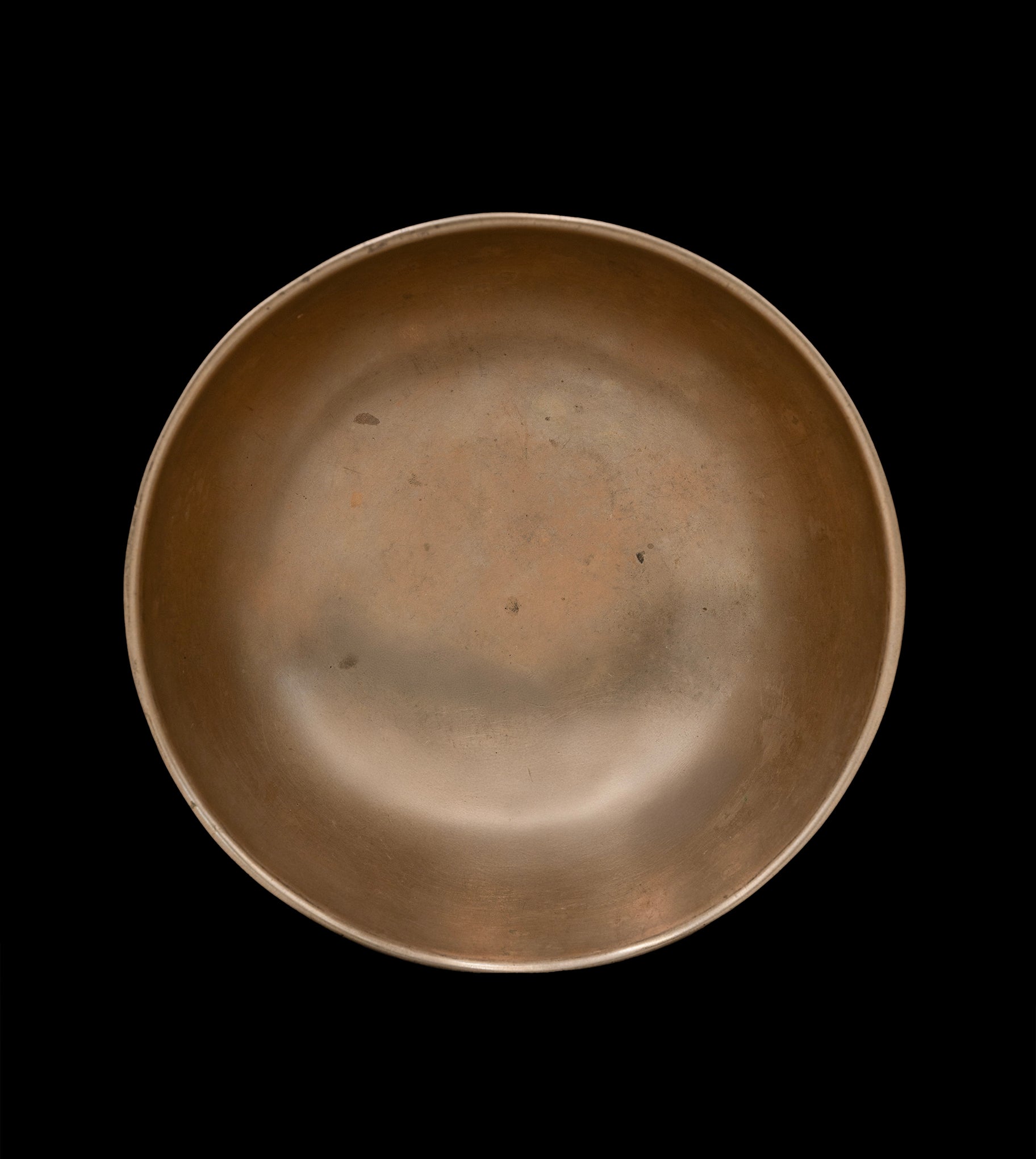 Antique Manipuri Singing Bowl A4 220Hz 6" A16285 by Bodhisattva Trading Company - product image 2 for Resin Society