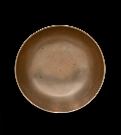 Antique Manipuri Singing Bowl A4 220Hz 6" A16285 by Bodhisattva Trading Company - product image 2 for Resin Society