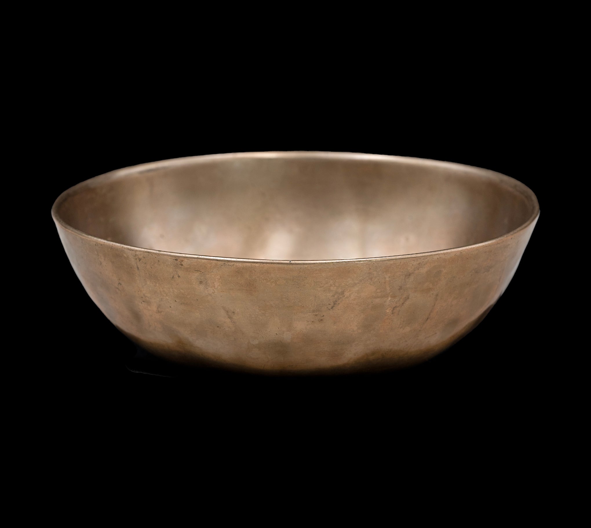 Antique Manipuri Singing Bowl A4 220Hz 6" A16285 by Bodhisattva Trading Company - product image 3 for Resin Society