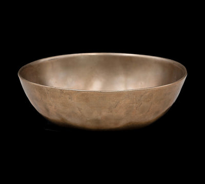 Antique Manipuri Singing Bowl A4 220Hz 6" A16285 by Bodhisattva Trading Company - product image 3 for Resin Society