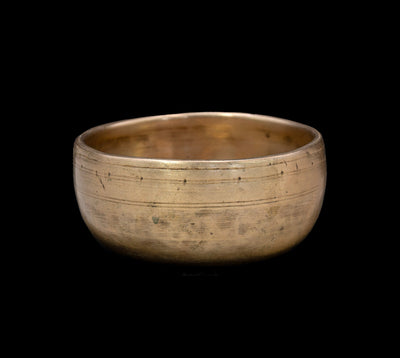 Antique Void Singing Bowl F#5 725Hz 4 1/2" A16287 by Bodhisattva Trading Company - product image 3 for Resin Society